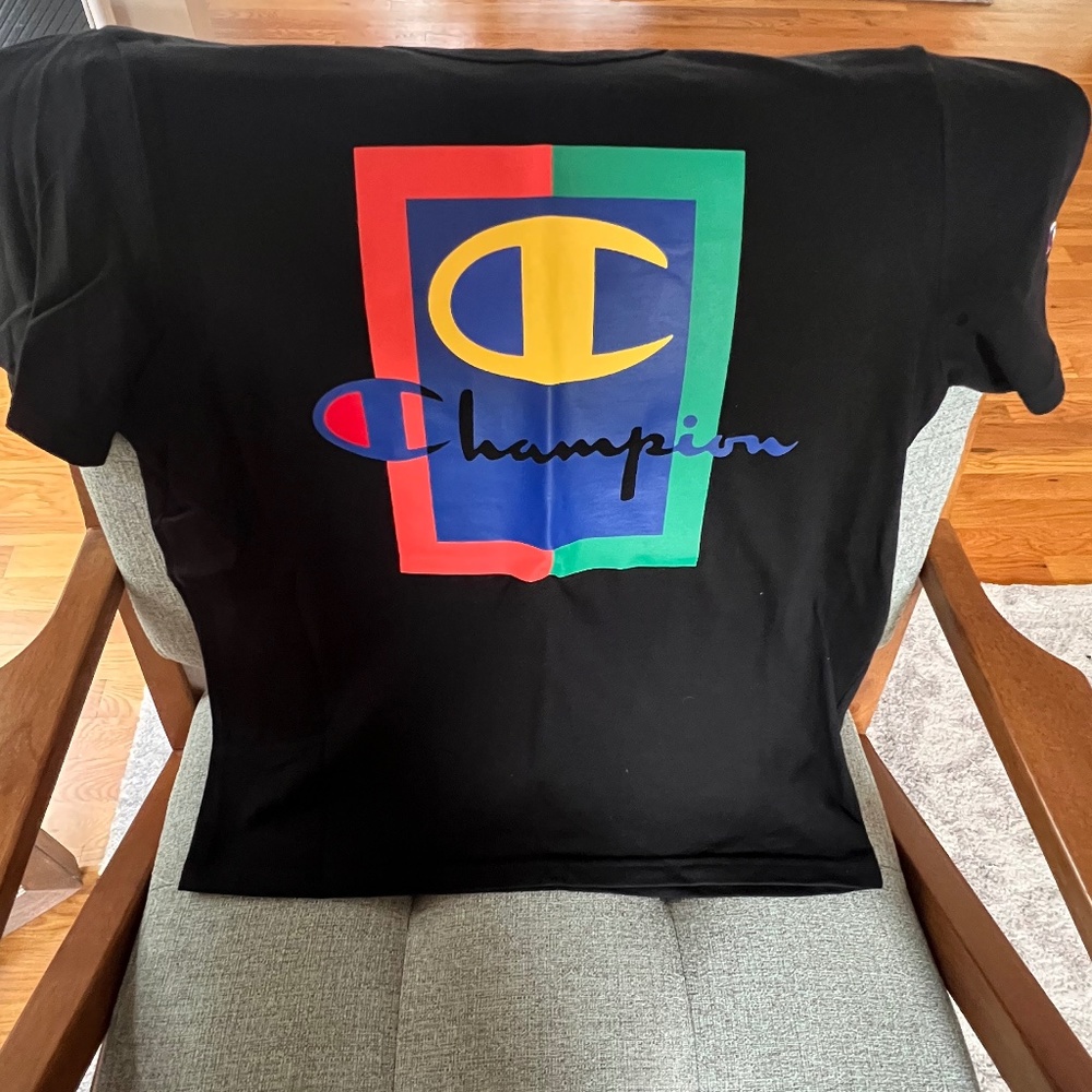Champion T-shirt Black Mens Medium Never Worn